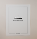 ALOUVER - Affiche