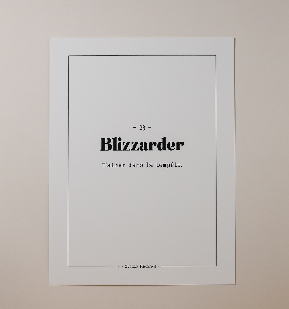 BLIZZARDER - Affiche
