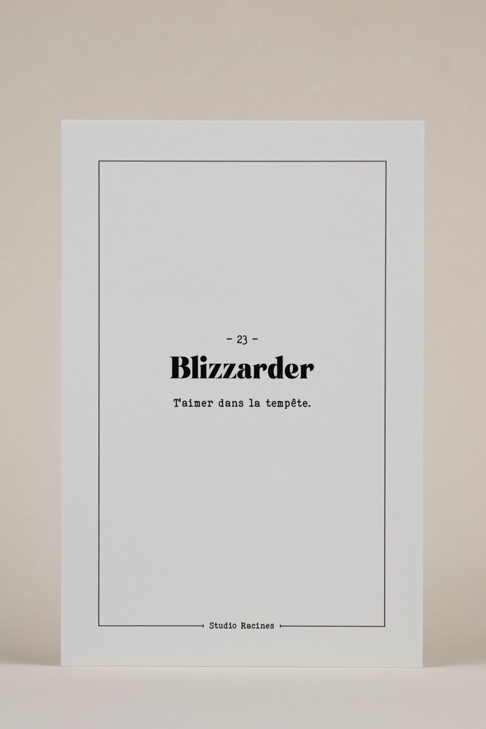 BLIZZARDER