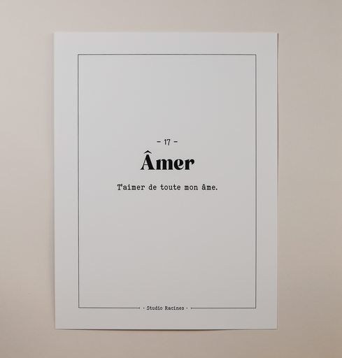 ÂMER - Affiche